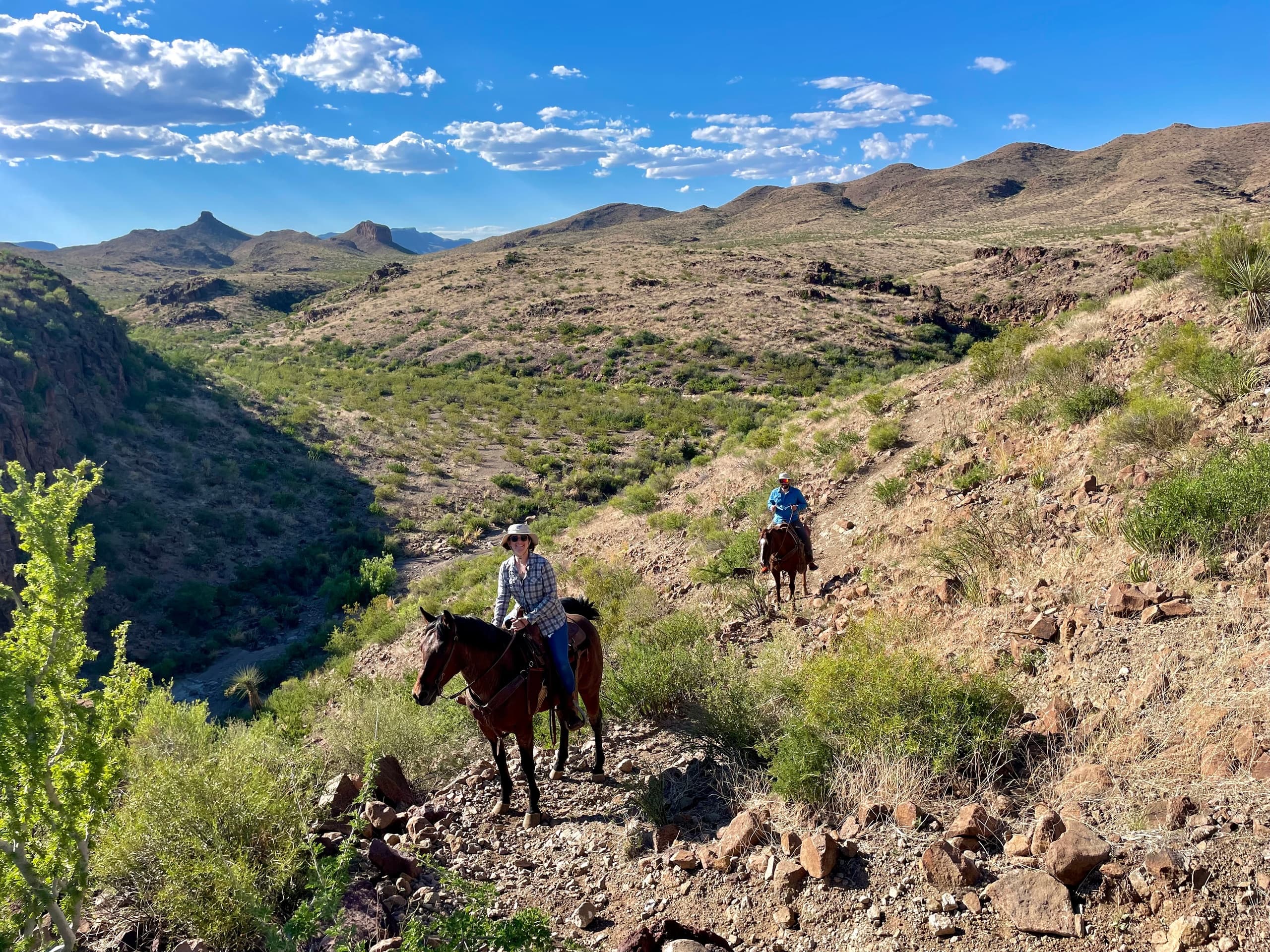 Horseback Riding at Lajitas Stables in Redford, Texas