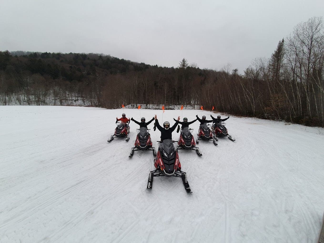 Two Hour Backcountry Snowmobile Tour in Stowe, Vermont