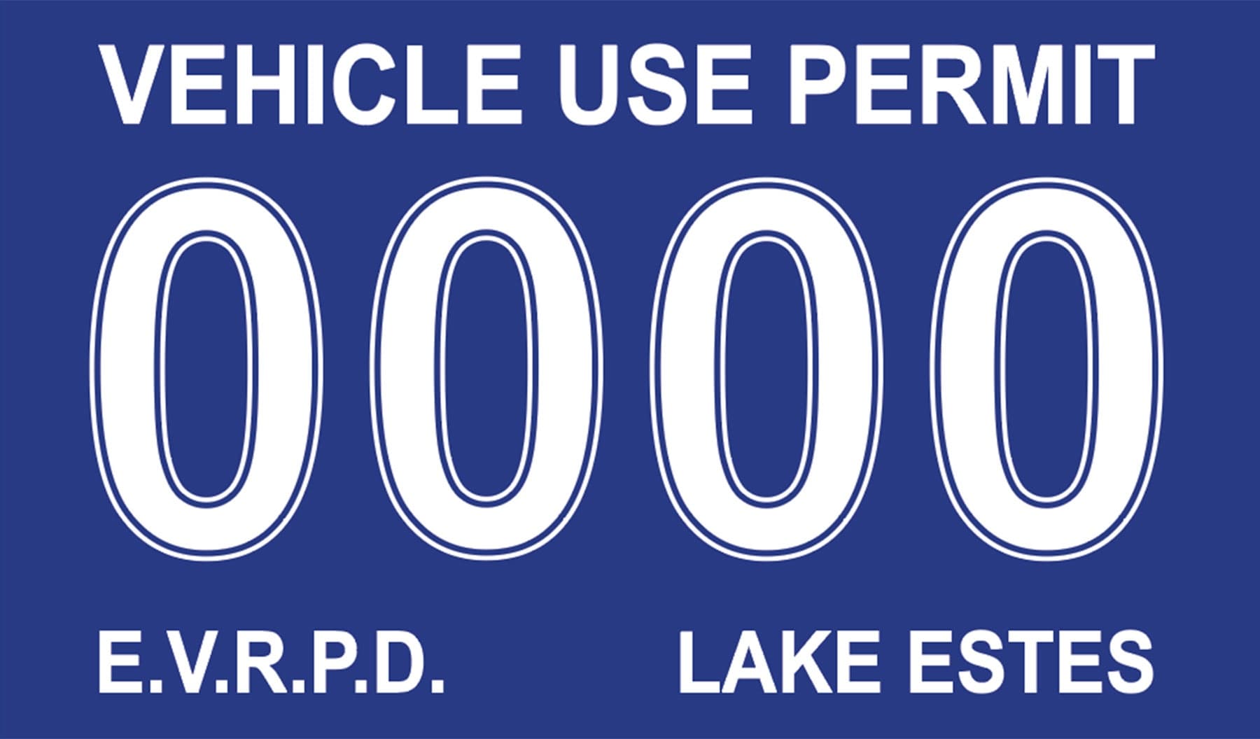 Annual Vehicle Permit in Estes Park, Colorado
