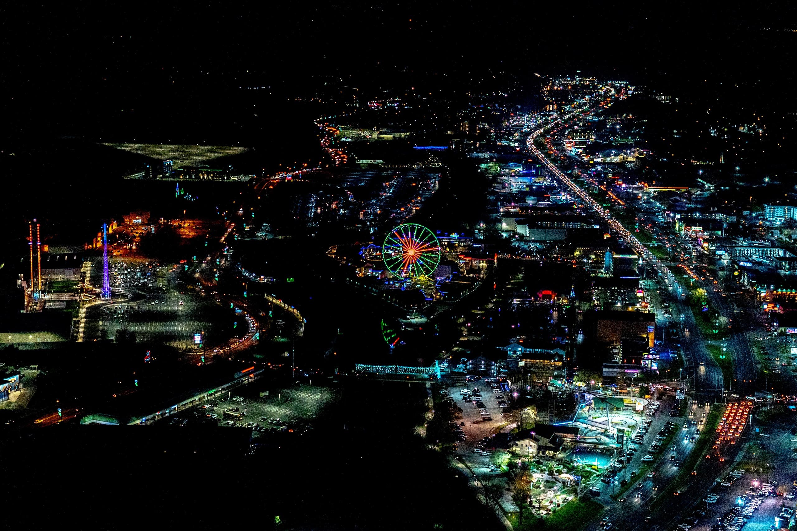 Winterfest Flight Romance Package with Scenic Helicopter Tours in Sevierville