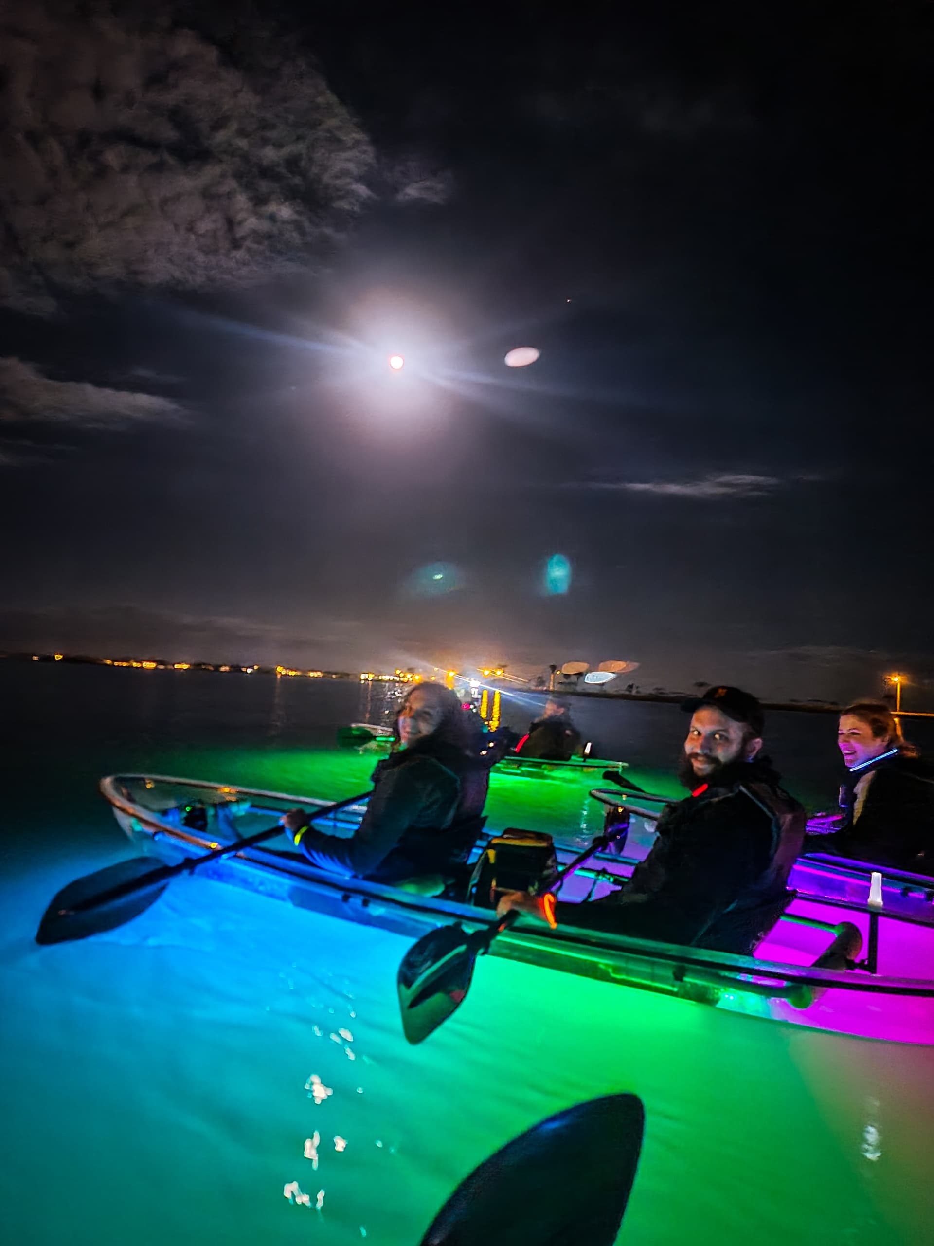 Night Kayaking Adventure with GlowRow LLC in Rockport