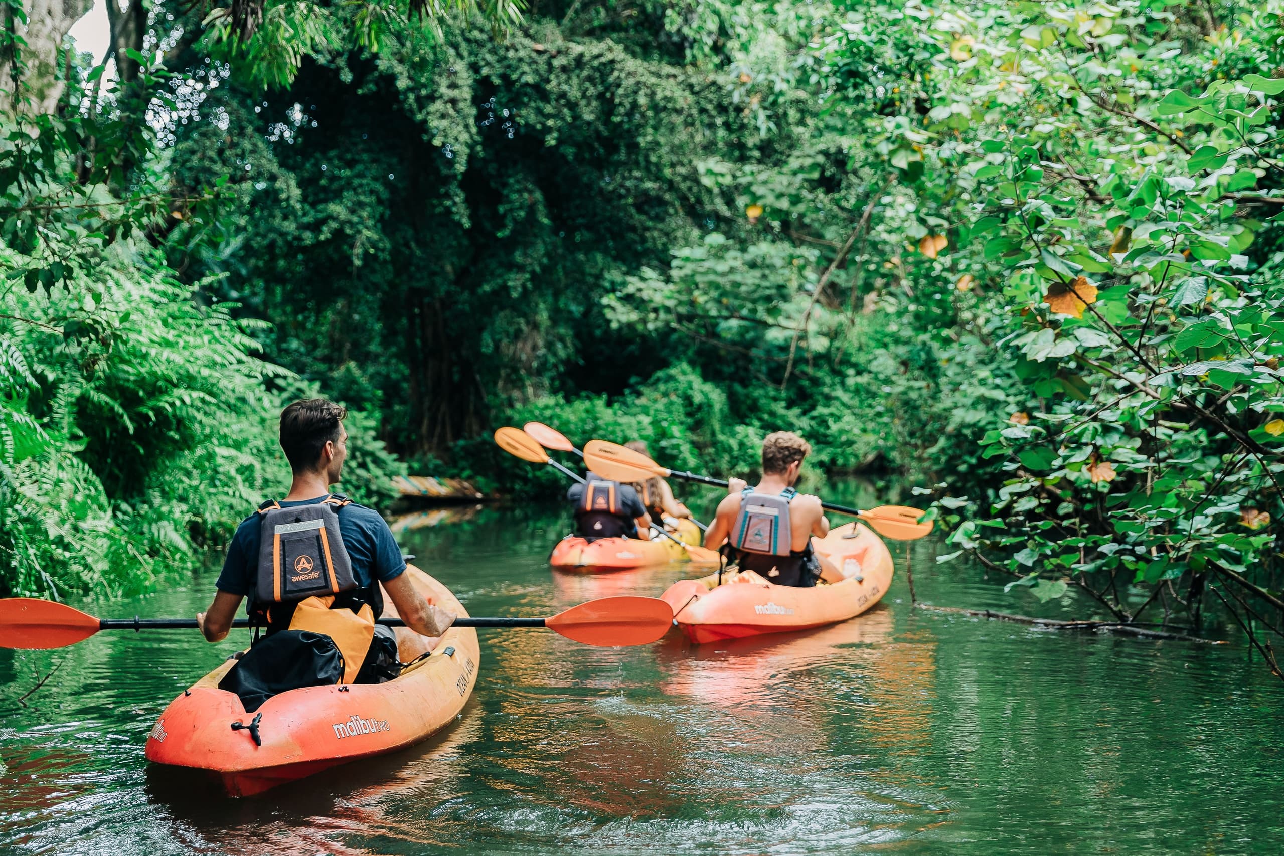 Kahana Rainforest River Kayak Rental in Kaaawa, Hawaii