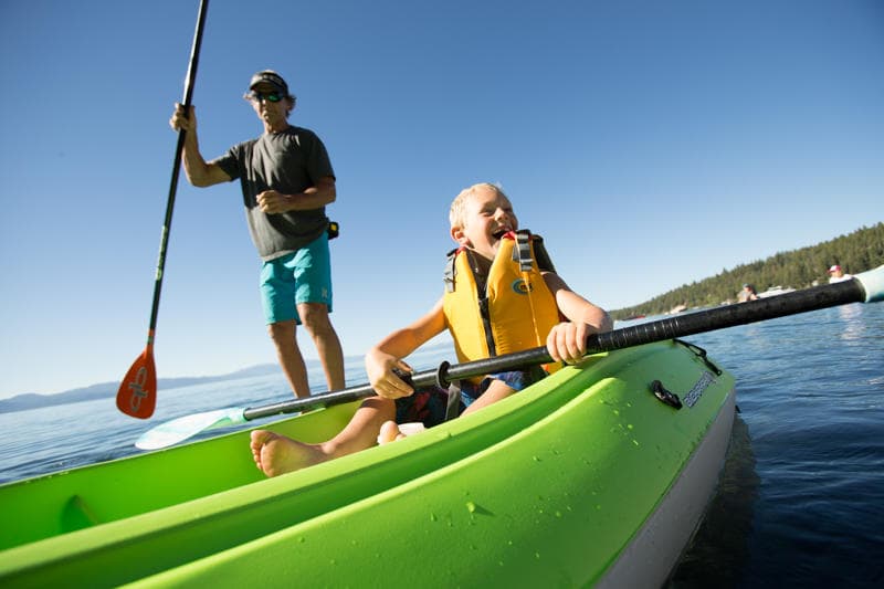 Lake Tahoe Kayak Rentals at Tahoe Waterman's Landing