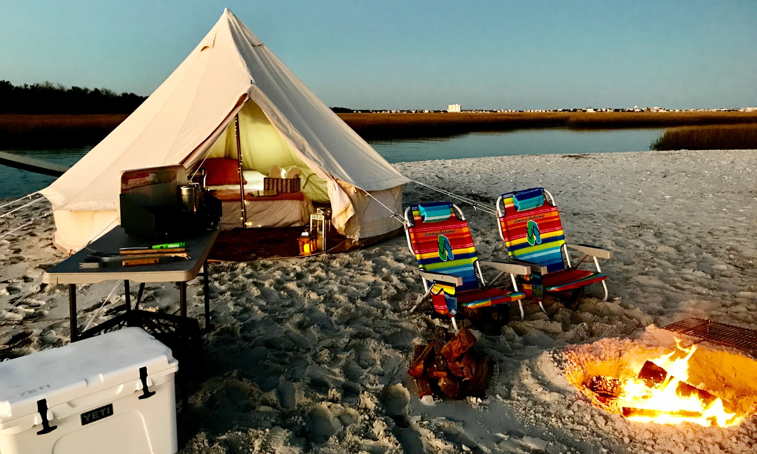 Ultimate Island Glamping Experience at Wrightsville Beach: Luxury Meets Adventure