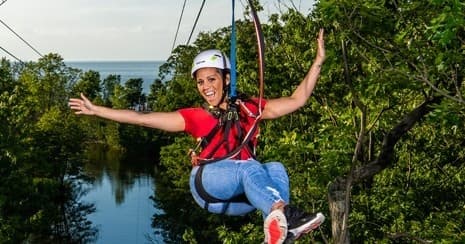 Water Activities & Lake Erie Canopy Tours: Zipline Adventure