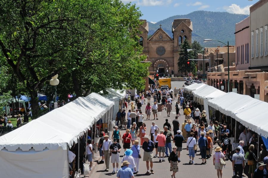 Explore Santa Fe's Spanish Market on an E-Bike Tour