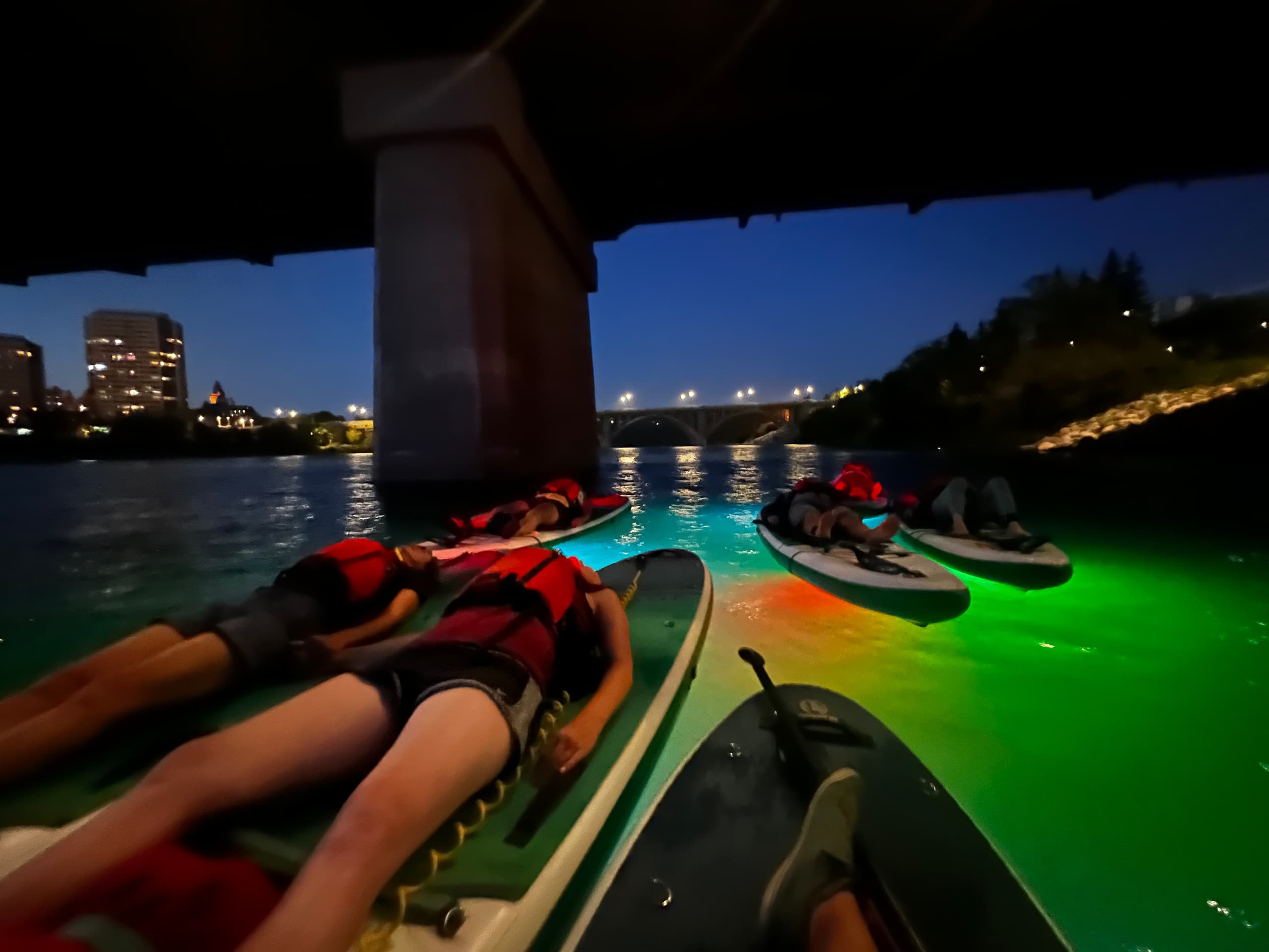 Water-Activities: Cosmic Glow SUP in Saskatoon