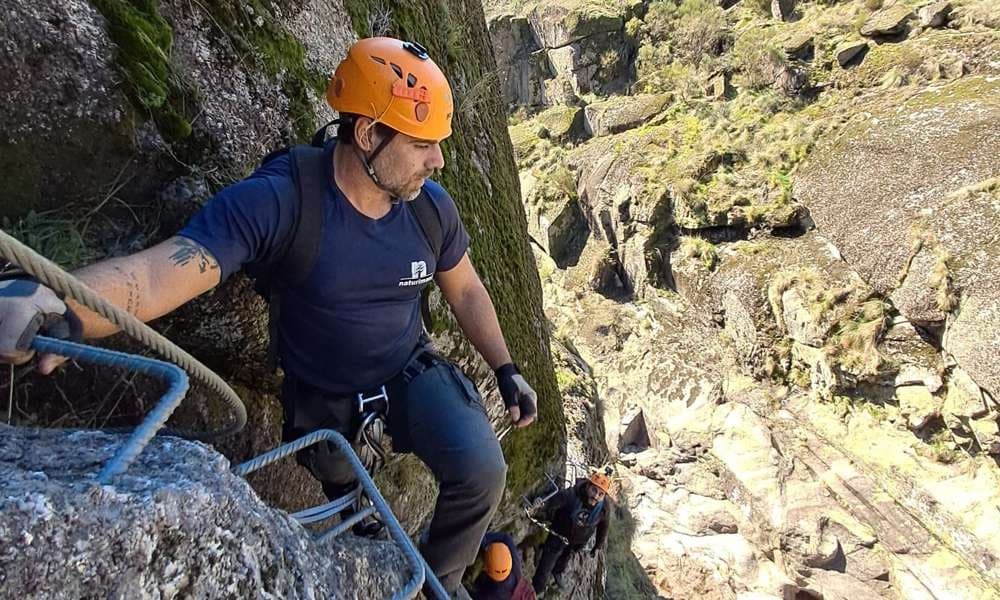 Via Ferrata Pombeira: Cliffside Bridges and River Views Above Lamego