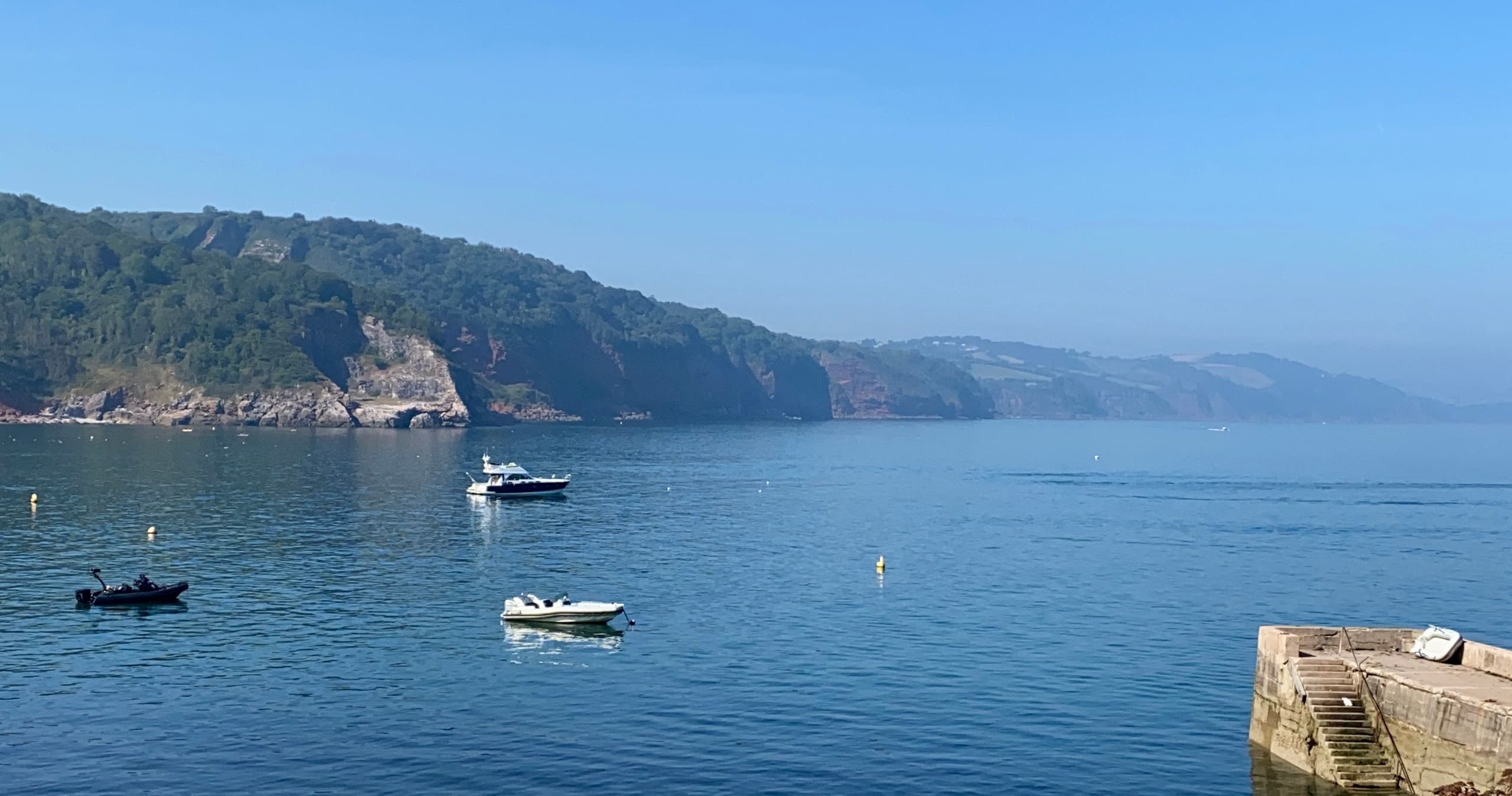 Babbacombe Bay Boat Tour with Exe-Lux in Devon