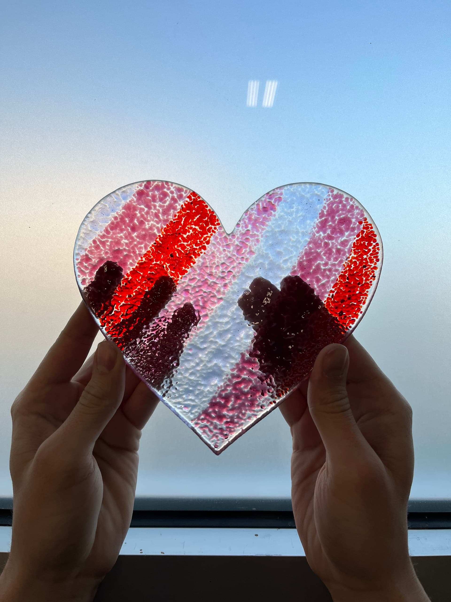 Valentine's Fused Glass Class in Denver — Make Heart-Shaped Plates photo 2