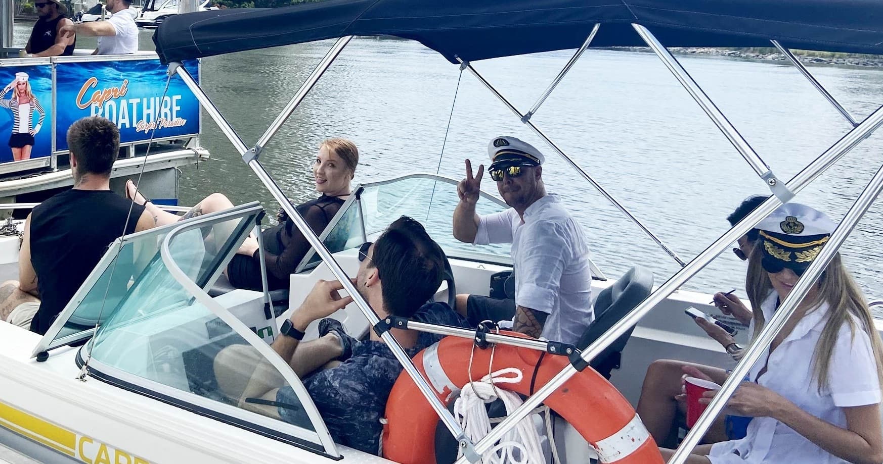 Water Activities with Capri Boat Hire on the Gold Coast
