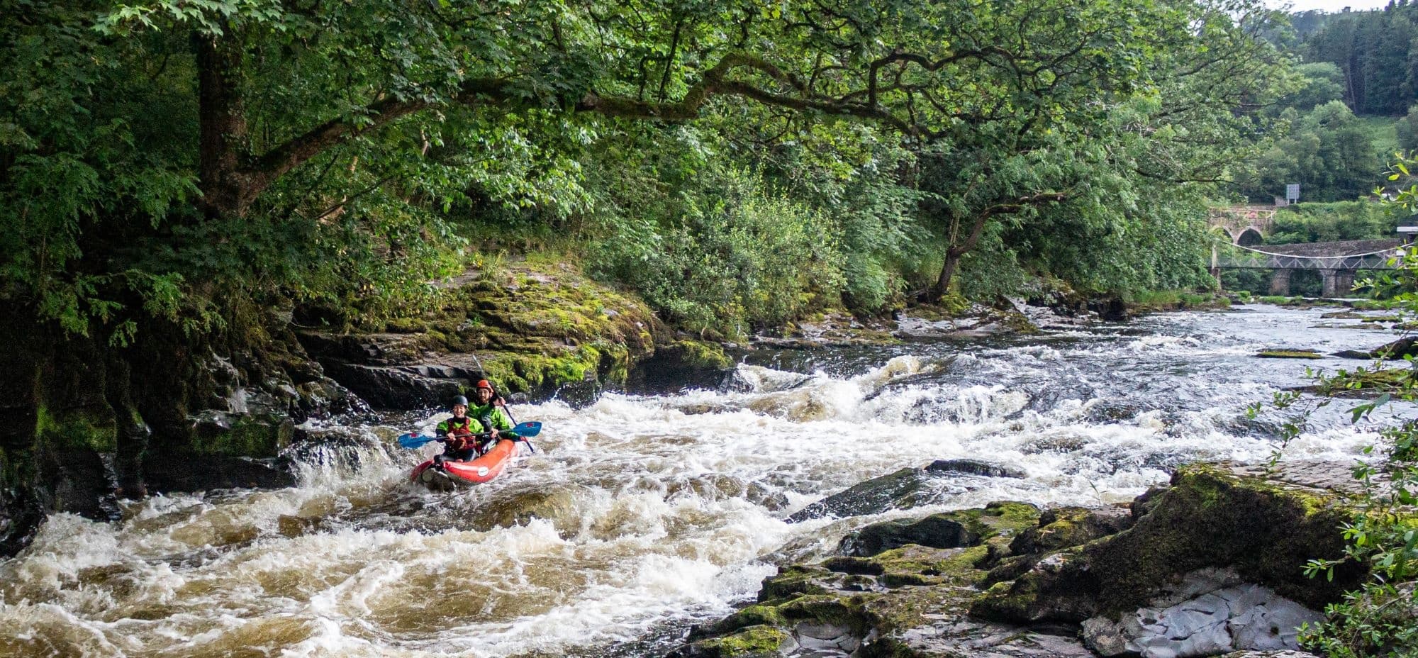 Conquer the Whitewater: Full Day Kayaking Adventure on the River Dee in Llangollen