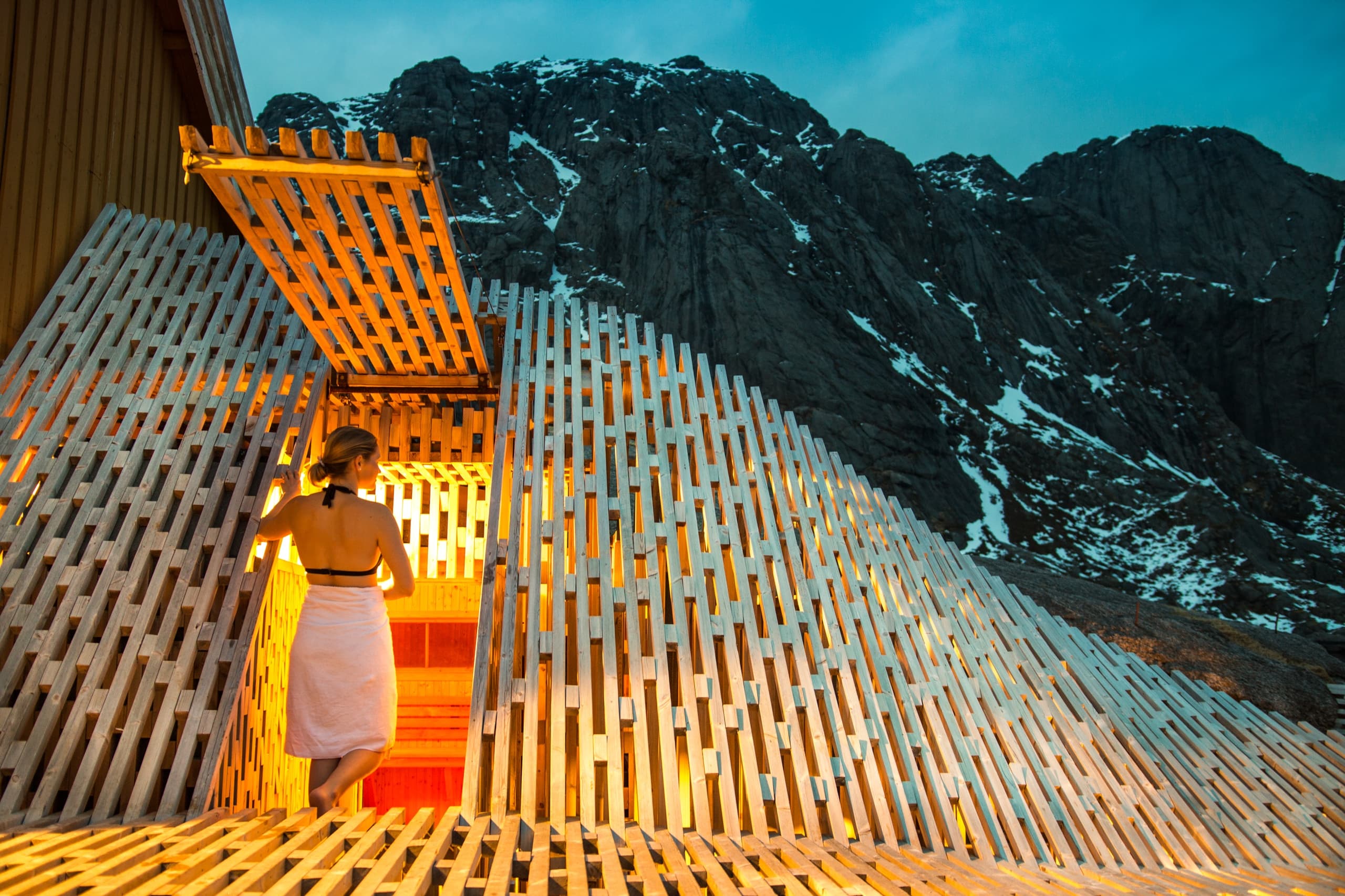 Sauna Rituals at Nusfjord Village & Resort, Norway