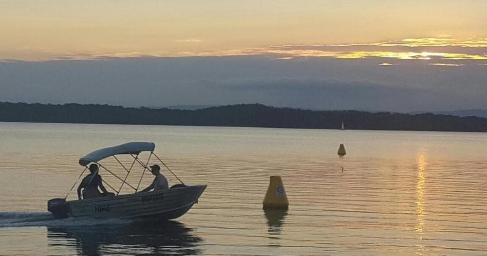 Water Activities at Lake Macquarie with Tinny Boat Hire