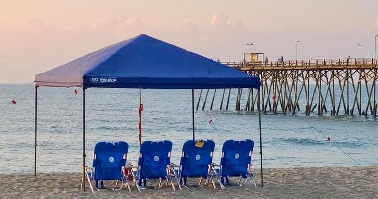 beach-canopy-package-wilmington-nc-comfortable-10x10-shade-with-4-recliners