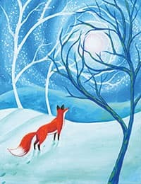 Fox in the Forest Paint Night: Family-Friendly Art Classes in Woodbury, MN photo 1