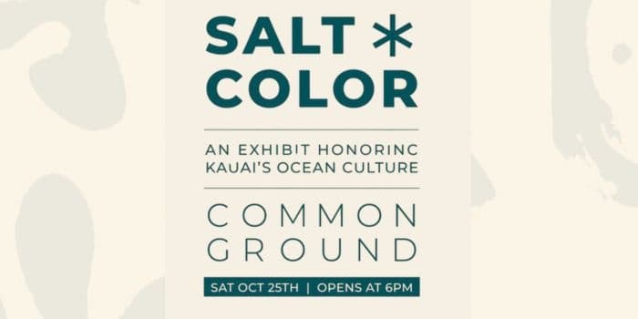 Salt & Color: Surf-Inspired Art and Music Festival at Common Ground Kauai