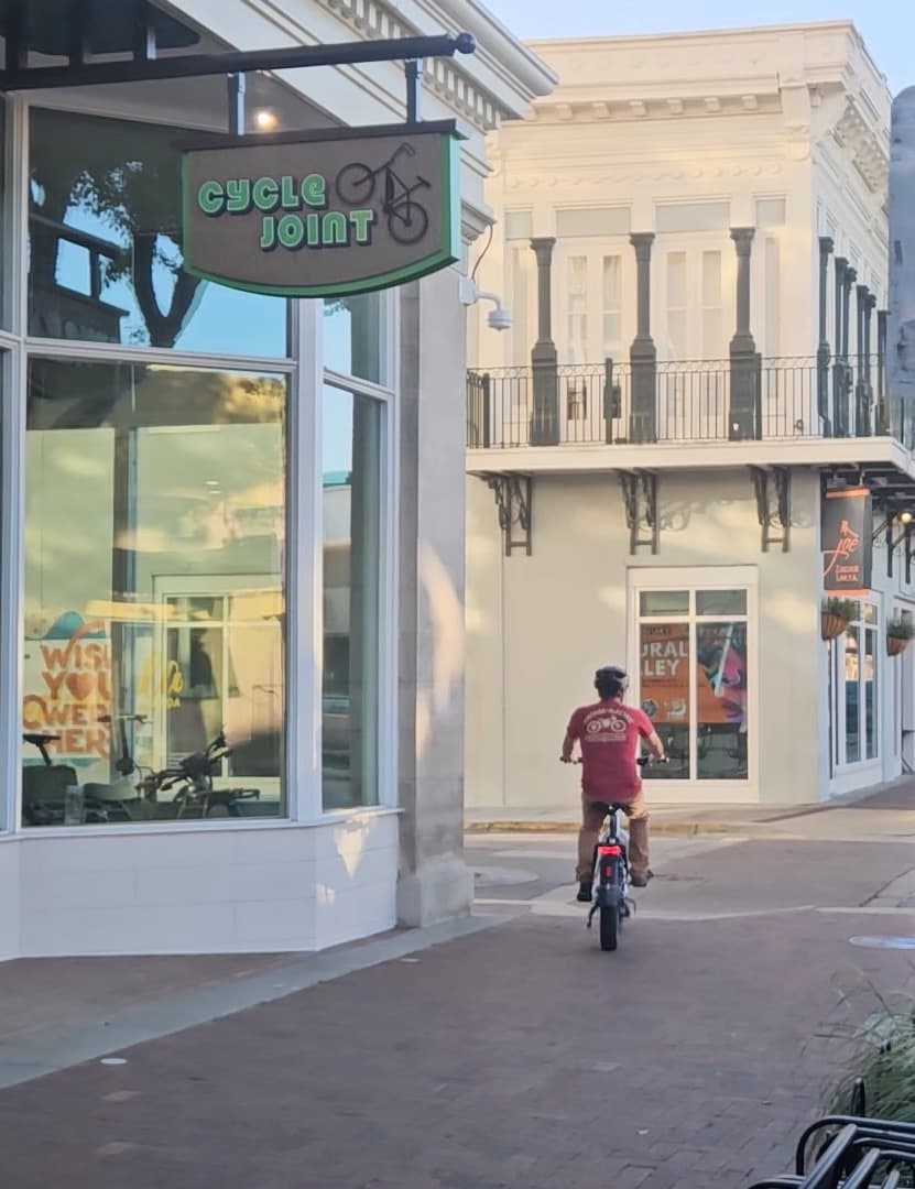 Electric Bike Test Ride at Cycle Joint in Pensacola