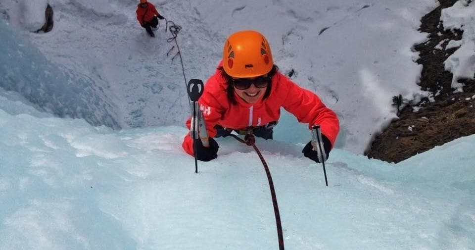 Ice Climbing Adventure with Rockaboo Mountain Adventures in Jasper