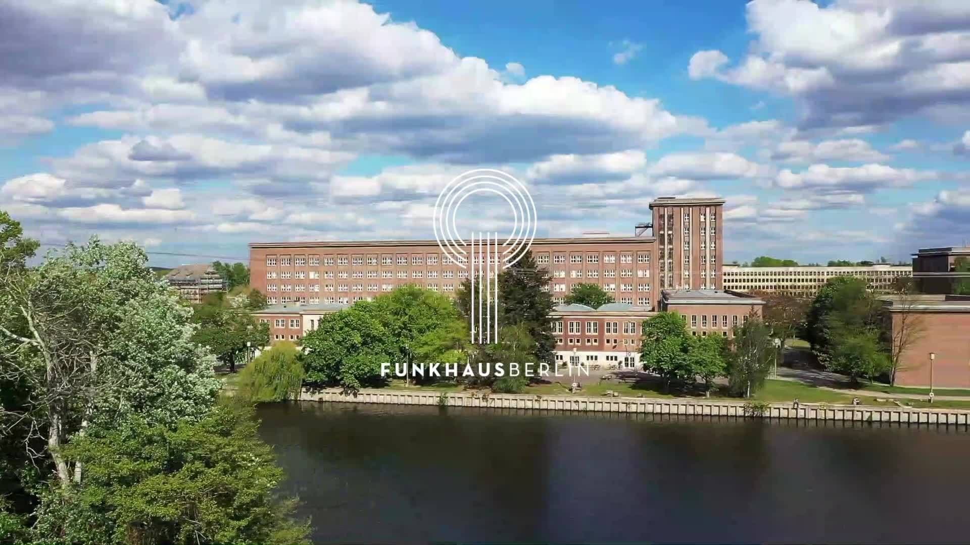 Riverside cultural venue Funkhaus Berlin on Spree River waterfront