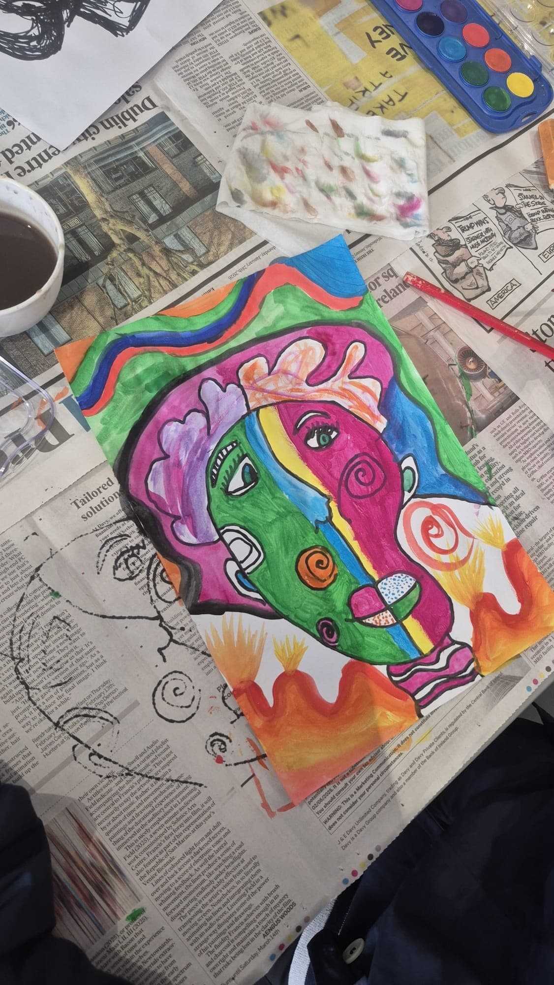 Picasso Artlcass for Kids at Ardgillan Castle Drawing Room photo 2