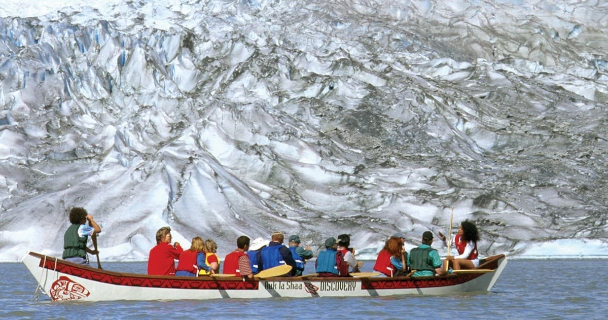 Mendenhall Lake Canoe Adventure with Alaska Travel Adventures
