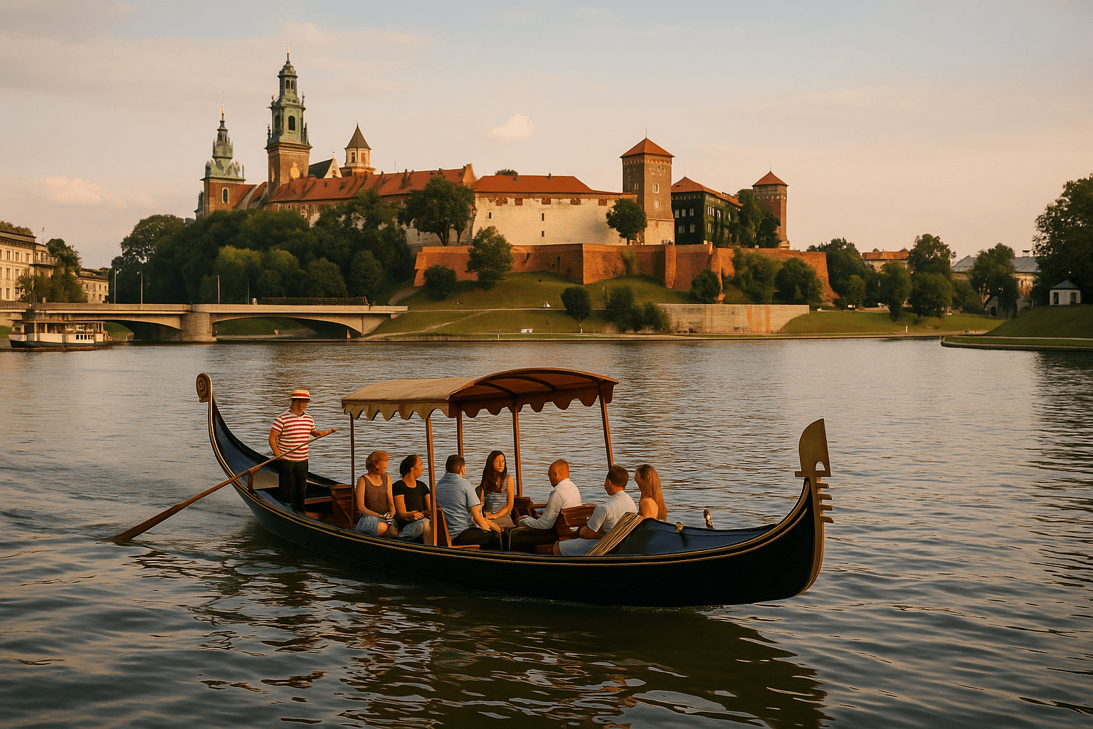 One-hour Wisła River Cruise in Kraków — Wawel, Kazimierz & Tyniec