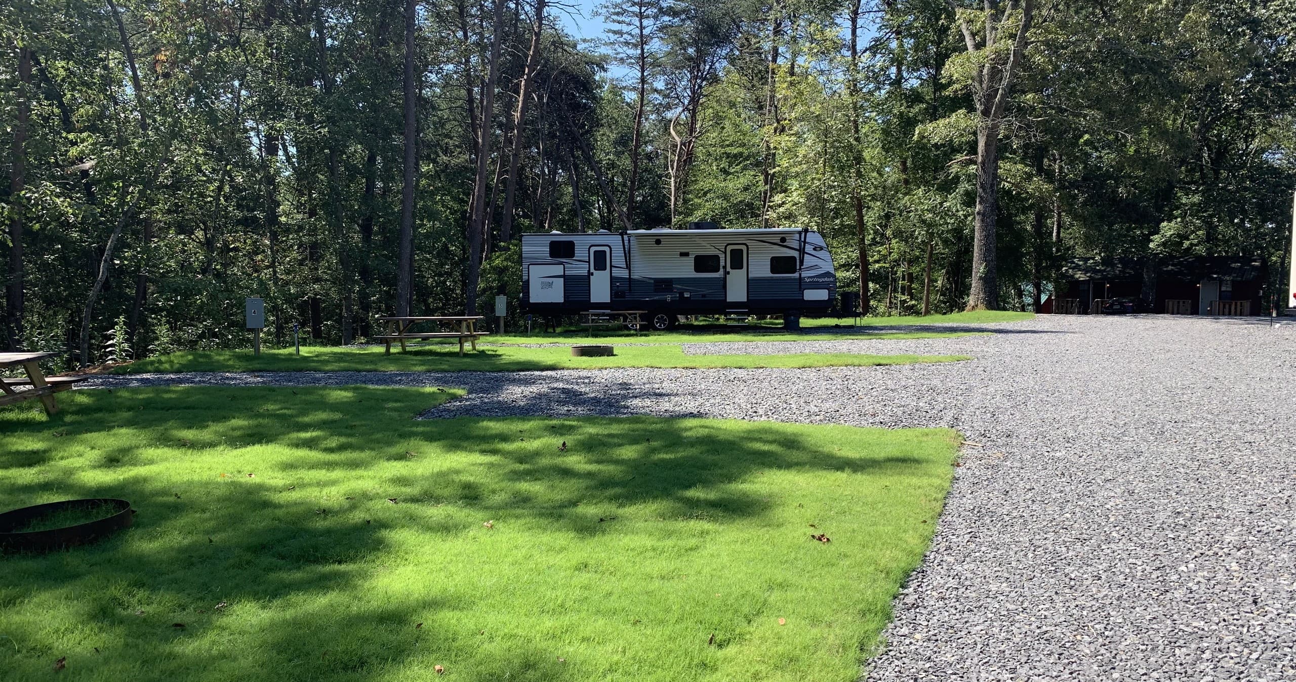 Explore RV Site Five at Bigfoot Outfitters in Benton, TN