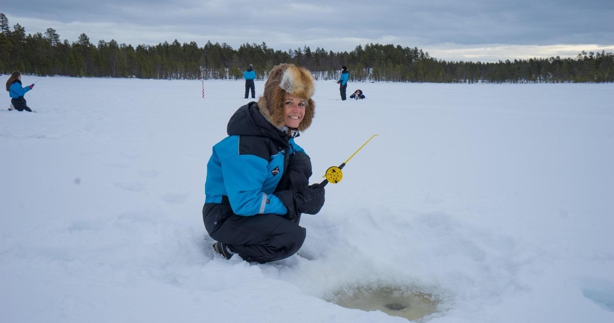 Winter Fishing & Snowmobile Adventure at Wilderness Hotel - Nellim