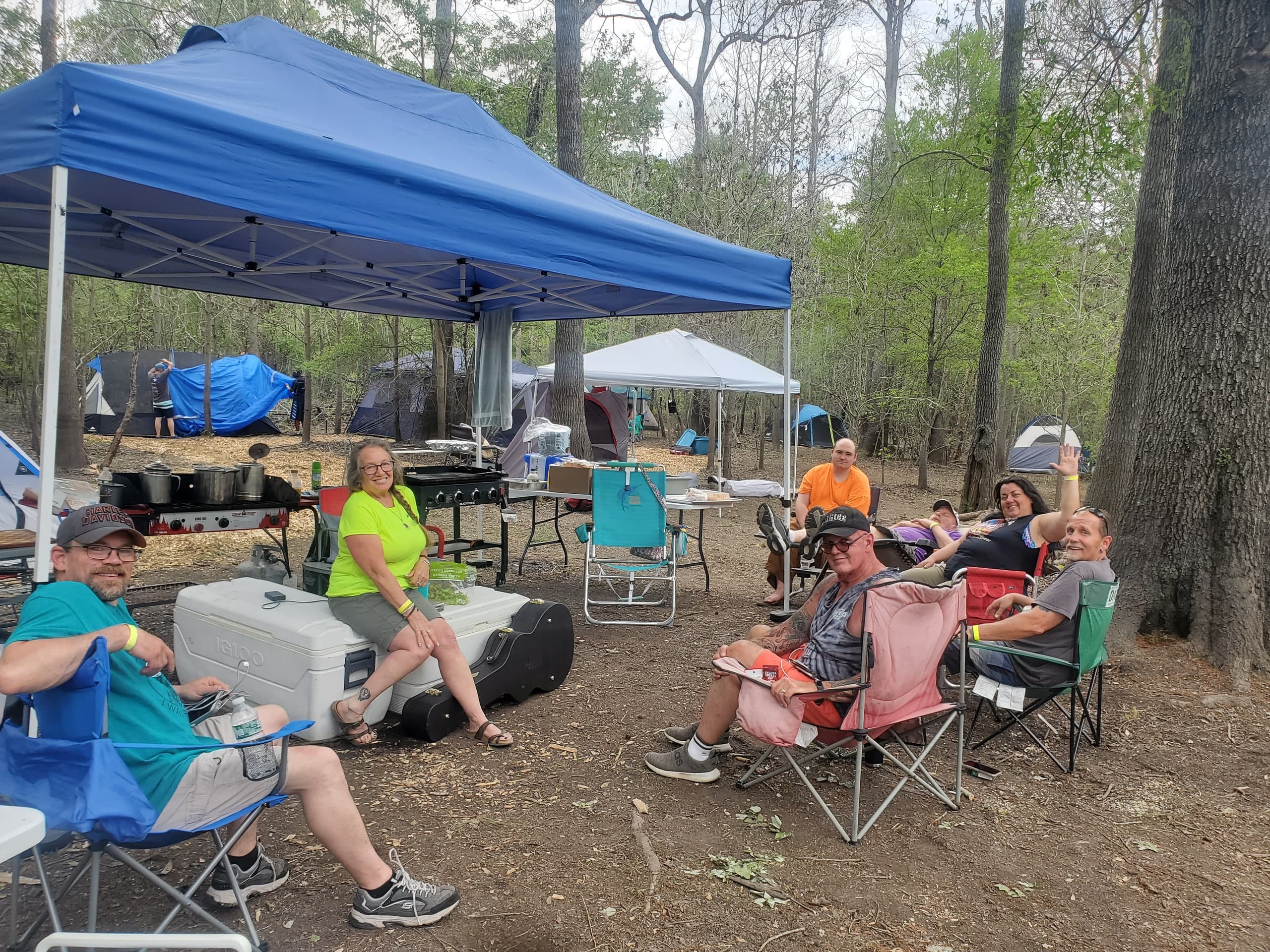 Wooded Campsite #5 Camping at River Island Adventures