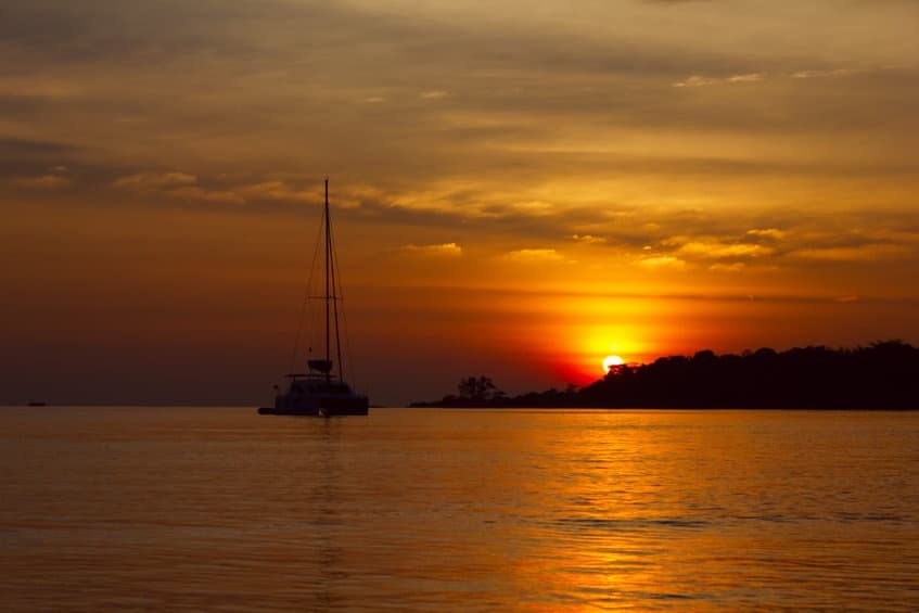 Sunset Champagne Charter on St. Thomas’ Luxury Catamaran