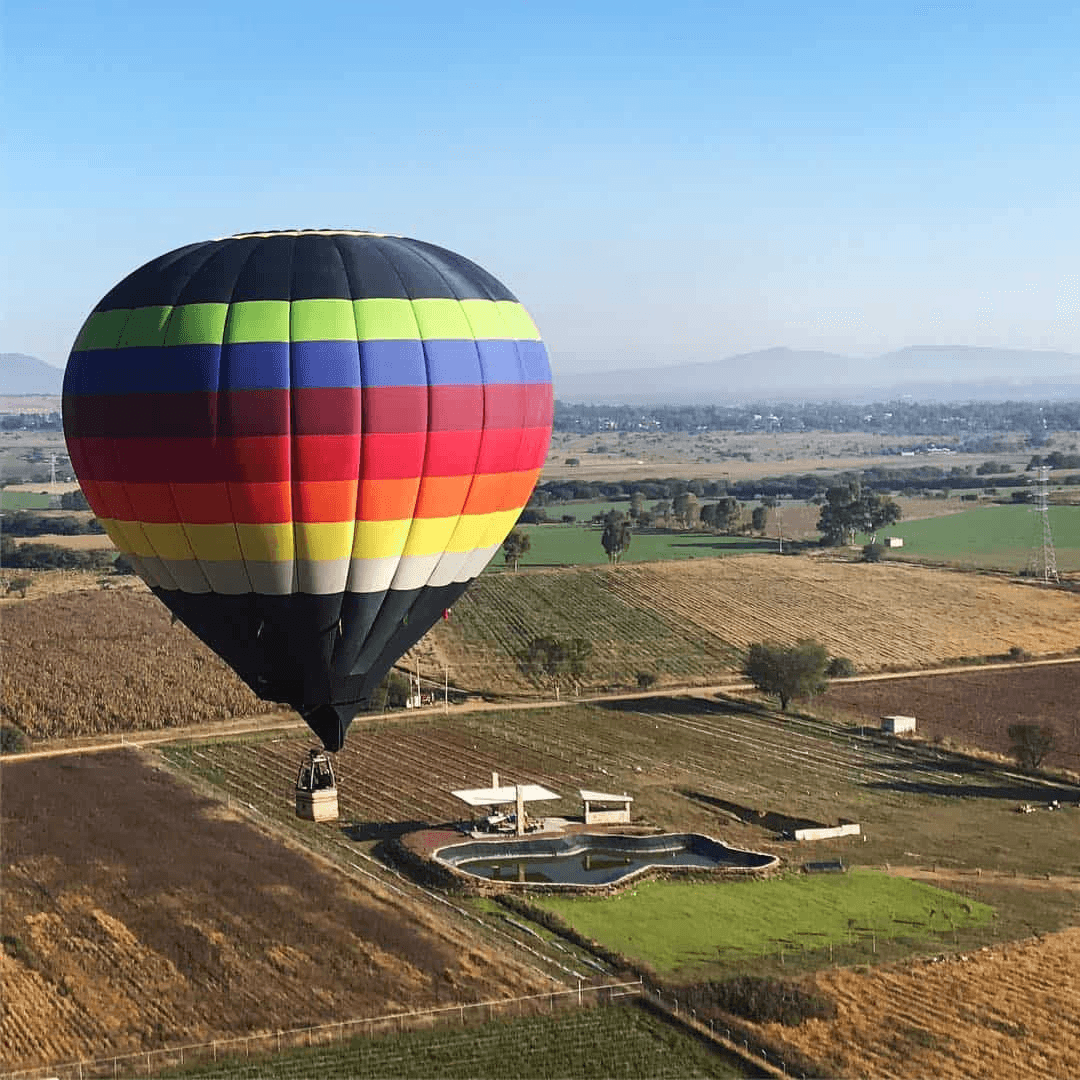 Hot Air Balloon Flight & Stay at Hotel Rio in Tequisquiapan