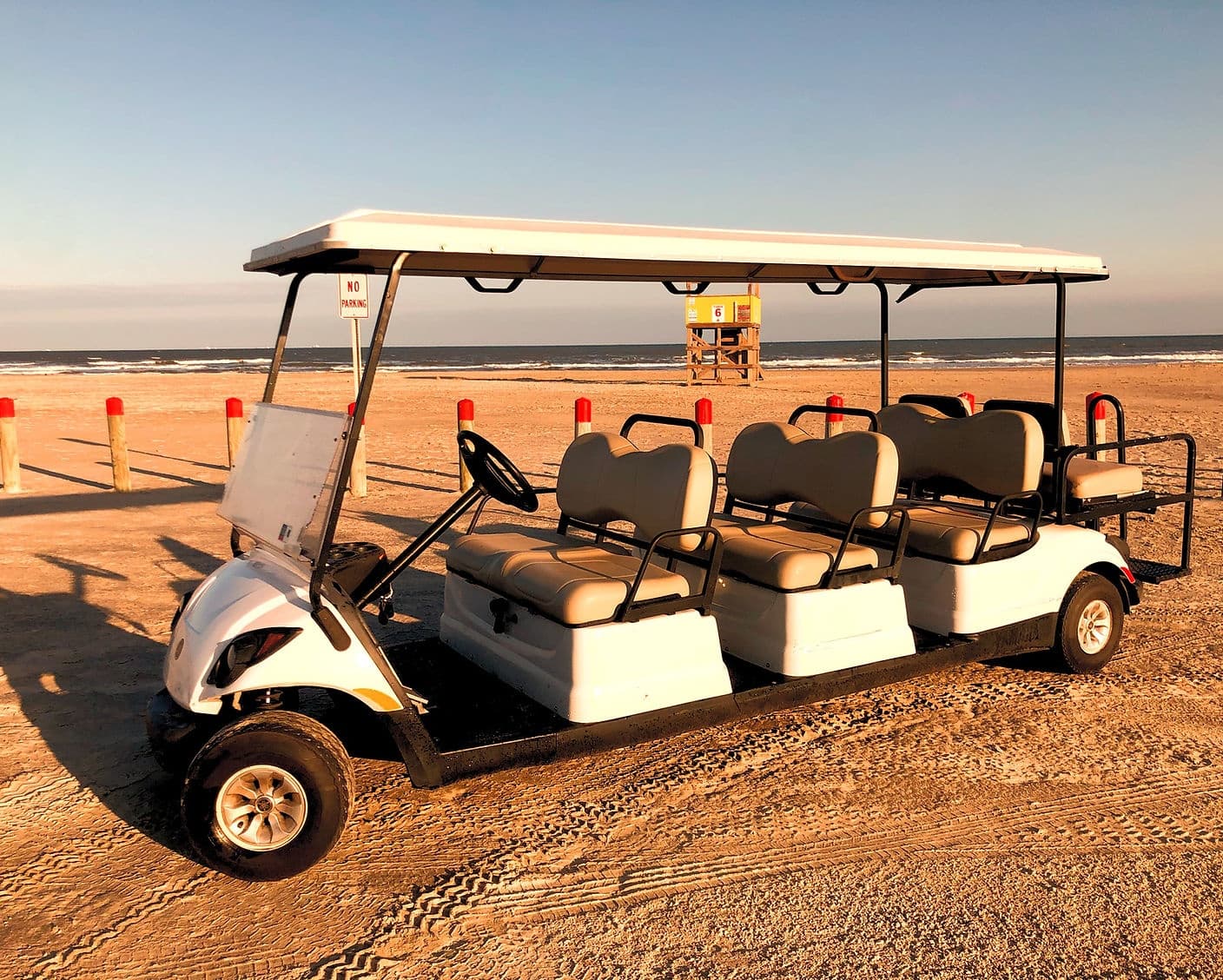 Land Adventures with Kooks Beach Rentals' Fun Bus