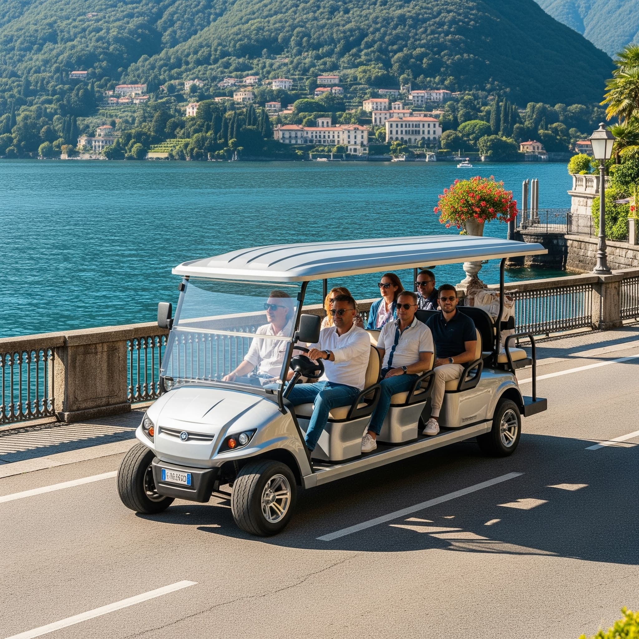 Electric Golf Car Tour of Como with Gimbus