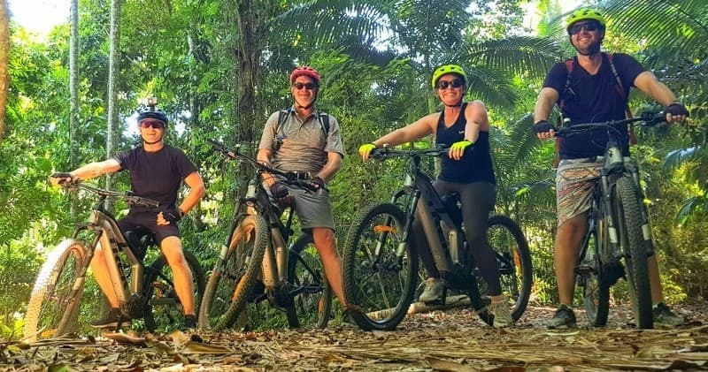 Land Adventures in Whitsunday: Ancient Rainforest Trail with Bike & Hike