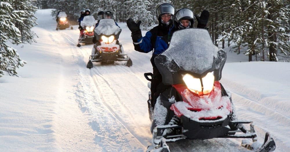 Winter Snowmobile Trip at Wilderness Hotel - Juutua