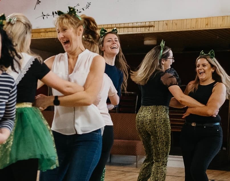 Outdoor Dance Workshop at Riverdance Hen Party!