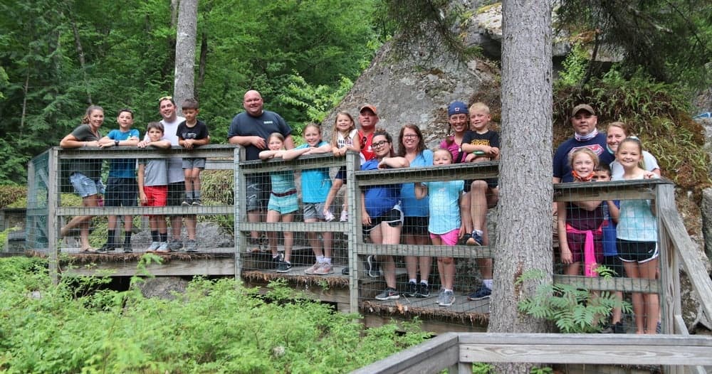 Groups of 20+: Guided Granite Cave Adventure at Polar Caves Park, Rumney NH