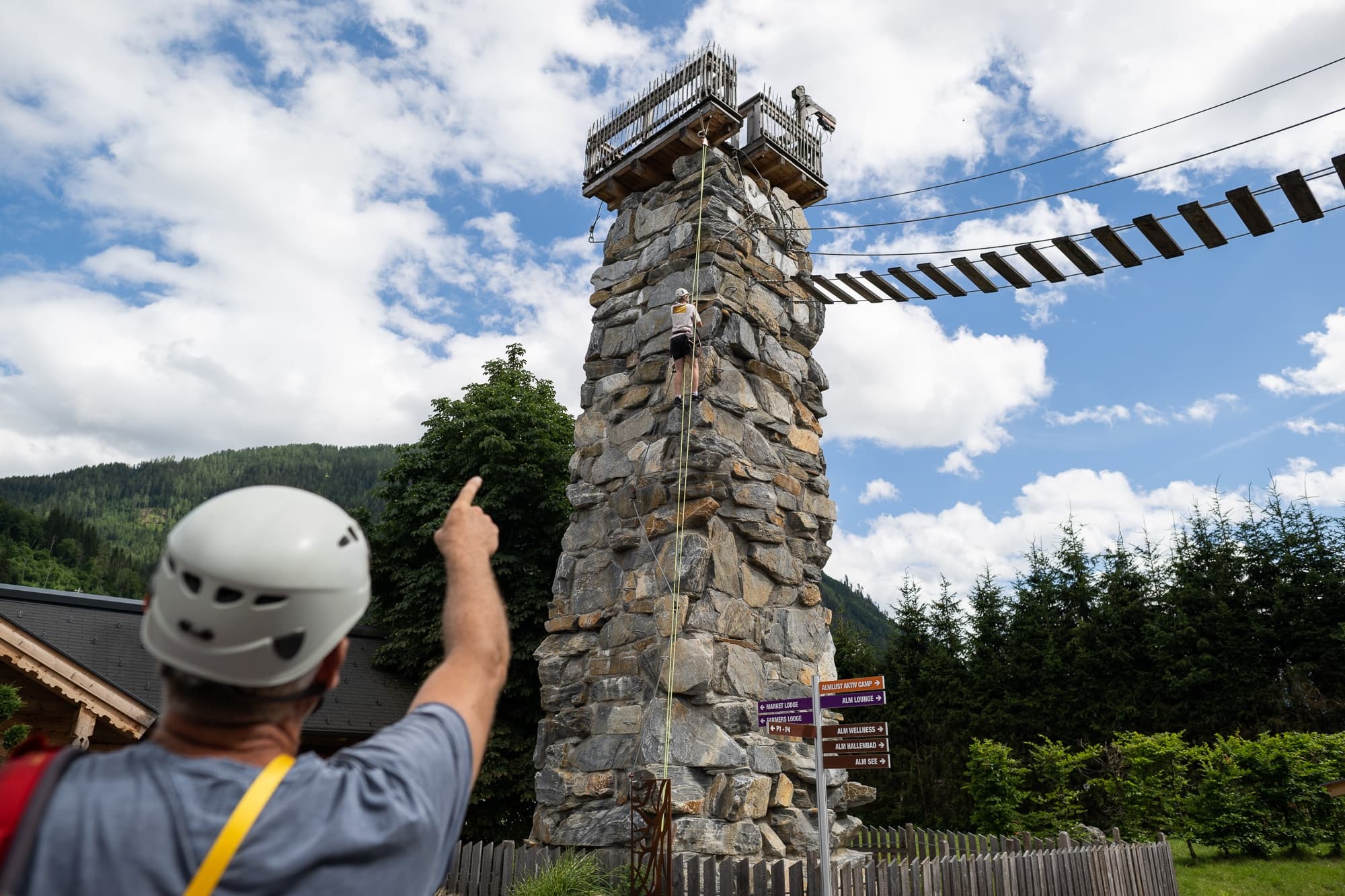 Climbing Adventure at Almlust in Austria