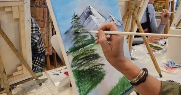 Paint Like Bob Ross in Koog aan de Zaan — 2.5-Hour Bob Ross© Schilderworkshop Near Zaandam