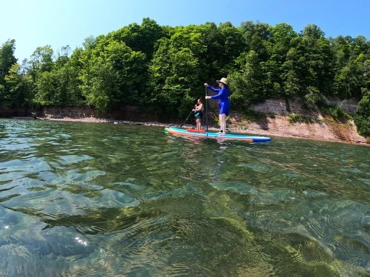 Private SUP Classes on Sylvan Lake: One-Hour Stand-Up Paddle Lessons in Michigan