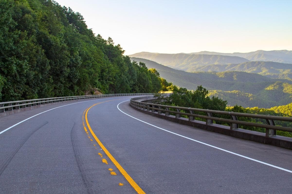 Driving the Edge of the Smokies
