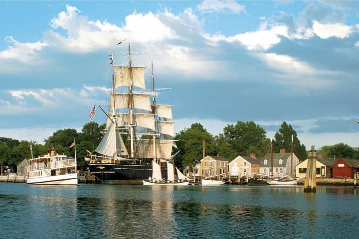 Explore Mystic Seaport Museum: Tall Ships, Working Shipyard & Historic Village