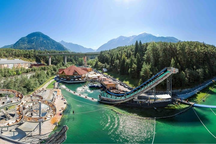 AREA 47 Water Area Entrance Ticket — High-Adrenaline Water Park at Otztal