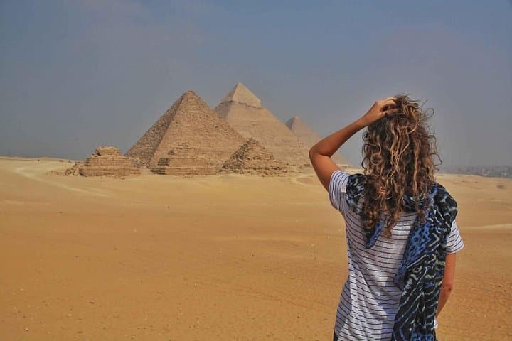 Full-Day Private Giza Pyramids & Egyptian Museum Tour with Camel and Felucca Rides photo 4