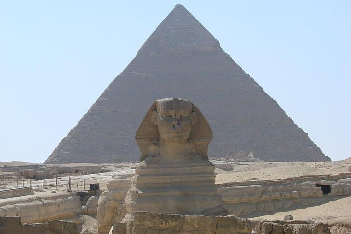Skip-the-Line Private Half-Day Tour to Giza Pyramids & Sphinx with Camel Ride and Lunch photo 1