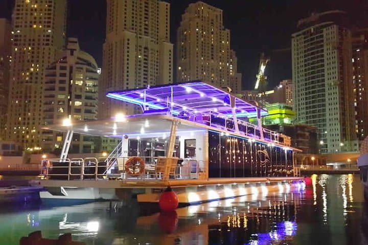 Evening Dhow Dinner Cruise: Dubai Creek & Marina Skyline with Live Tanoura Show