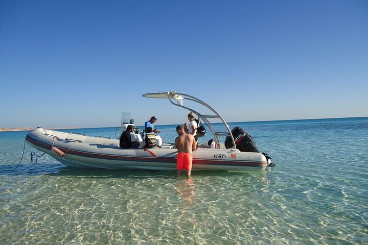 Private Hurghada Speedboat Tour — Dolphin Spotting, Snorkeling & Island Hopping photo 2
