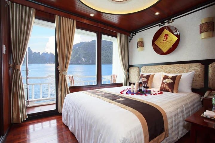 Overnight Halong Bay Cruise: Luxury Suite Cruise with Hanoi Pickup photo 2