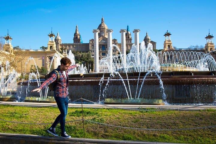 Montjuïc Mountain Private Walking Tour: Castle, Cable Car & Olympic Ring